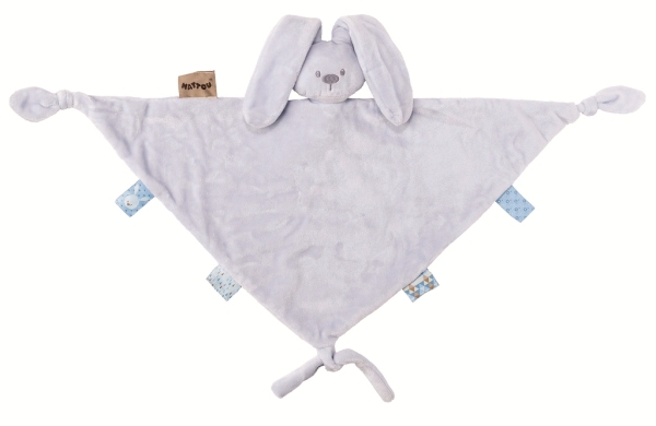 Nattou Maxi Doudou Lapin Bleu Ciel Lapidou